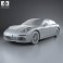 Porsche Panamera S 2014 3d model