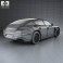 Porsche Panamera S E-Hybrid 2014 3d model