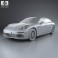 Porsche Panamera S E-Hybrid 2014 3d model
