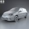 Renault Clio Mercosur Sport 5-door hatchback 2013 3d model