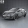 Renault Megane 5-door hatchback 2013 3d model