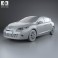 Renault Megane 5-door hatchback 2013 3d model