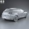 Renault Megane 5-door hatchback 2013 3d model