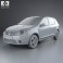 Renault Sandero 2012 3d model