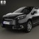 Renault Scenic 2013 3d model