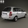 Lada Kalina (1117) wagon 2011 3d model