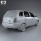 Lada Kalina (1117) wagon 2011 3d model