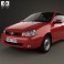 Lada Kalina (1119) hatchback 2011 3d model
