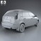 Lada Kalina (1119) hatchback 2011 3d model