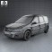 Lada Largus Van 2012 3d model