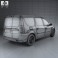 Lada Largus Van 2012 3d model