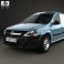 Lada Largus Van 2012 3d model