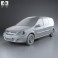 Lada Largus Van 2012 3d model