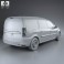 Lada Largus Van 2012 3d model