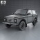 Lada Niva 4×4 21214 2012 3d model