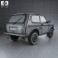 Lada Niva 4×4 21214 2012 3d model