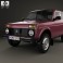 Lada Niva 4×4 21214 2012 3d model