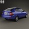Lada Priora 21728 coupe 2012 3d model