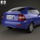 Lada Priora 21728 coupe 2012 3d model