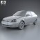 Lada Priora 21728 coupe 2012 3d model