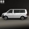 Volkswagen Transporter (T5) Kombi 2010 3d model