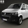 Volkswagen Transporter (T5) Kombi 2010 3d model