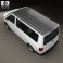 Volkswagen Transporter (T5) Kombi 2010 3d model