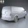 Volkswagen Transporter (T5) Kombi 2010 3d model