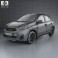 Nissan Micra 2014 3d model