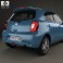 Nissan Micra 2014 3d model