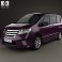 Nissan Serena Highway Star 2013 3d model