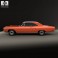 Plymouth Road Runner 440 hardtop 1970 3d model