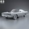Plymouth Road Runner 440 hardtop 1970 3d model