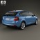 Skoda Rapid Spaceback 2014 3d model