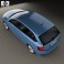 Skoda Rapid Spaceback 2014 3d model