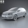 Skoda Rapid Spaceback 2014 3d model