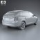 Skoda Rapid Spaceback 2014 3d model