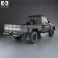 Toyota Land Cruiser (J79) Single Cab 2007 3d model