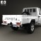 Toyota Land Cruiser (J79) Single Cab 2007 3d model