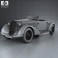 Alfa Romeo 6C 2300 S Touring Pescara Spider 1935 3d model