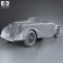 Alfa Romeo 6C 2300 S Touring Pescara Spider 1935 3d model