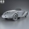 Alfa Romeo 6C 2300 S Touring Pescara Spider 1935 3d model