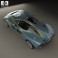 Aston Martin CC100 Speedster 2013 3d model