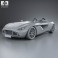 Aston Martin CC100 Speedster 2013 3d model