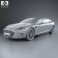 Aston Martin Rapide Bertone Jet 2+2 2013 3d model