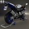 BMW HP4 2013 3d model