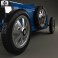 Bugatti Type 35 1924 3d model