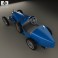 Bugatti Type 35 1924 3d model