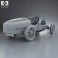 Bugatti Type 35 1924 3d model