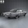 Buick Wildcat convertible 1963 3d model